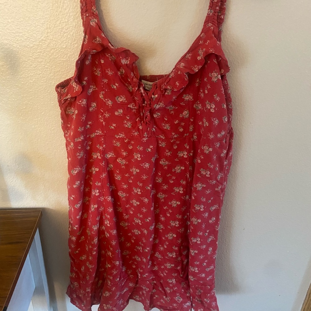 American Eagle Outfitters Red Floral Camisole